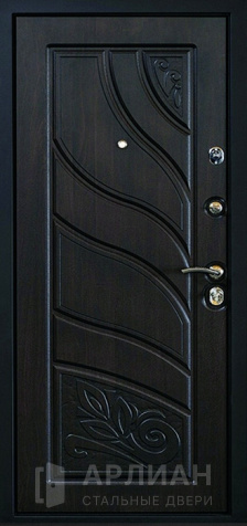 Фото №2 «Металлическая порошковая дверь в квартиру с МДФ внутри в квартиру №100»