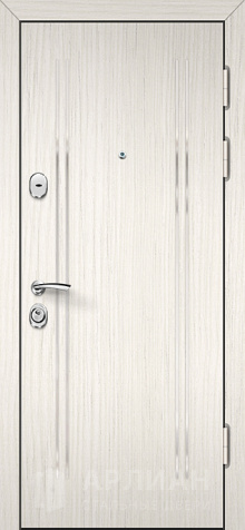 Фото «Входная дверь 3К (три контура) белого цвета снаружи и черного внутри №7»